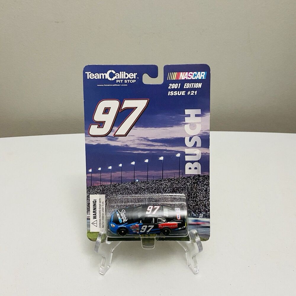 Kurt Busch #97 Roush 1:64 Team Caliber Pit Stop NASCAR 2001 Edition Issue #21